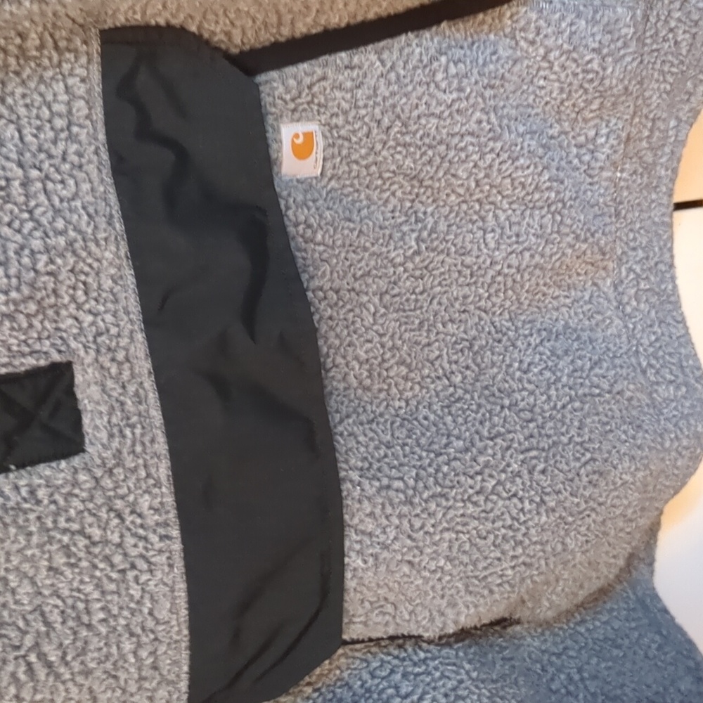 CARHARTT RELAXED FIT FLEECE SNAP FRONT PULLOVER - Picture 3 of 10